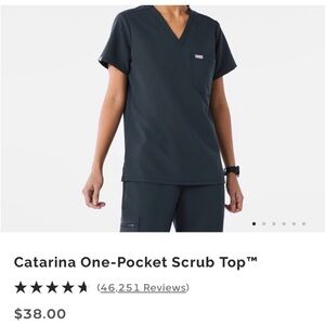 Figs Catarina One-Pocket Scrub top